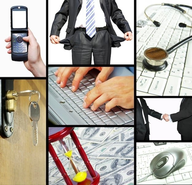 A collage of different credit-building tools and methods, including a credit card, a loan agreement, a credit report, and a person paying bills online. The collage represents various avenues for improving credit scores.
